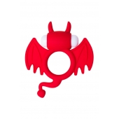 Красное эрекционное кольцо на пенис JOS COCKY DEVIL - JOS - в Калининграде купить с доставкой