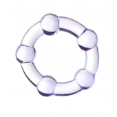 Фиолетовое эрекционное кольцо A-Toys - A-toys - в Калининграде купить с доставкой