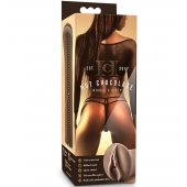 Коричневый мастубратор-вагина Nicole s Kitty - Blush Novelties - в Калининграде купить с доставкой