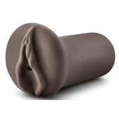 Коричневый мастубратор-вагина Nicole s Kitty - Blush Novelties - в Калининграде купить с доставкой