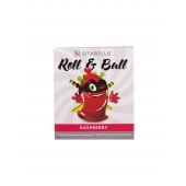 Стимулирующий презерватив-насадка Roll   Ball Raspberry - Sitabella - купить с доставкой в Калининграде