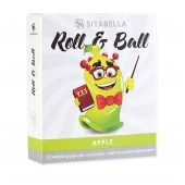 Стимулирующий презерватив-насадка Roll   Ball Apple - Sitabella - купить с доставкой в Калининграде