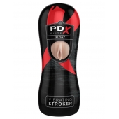 Мастурбатор-вагина Vibrating Pussy Stroker с вибрацией - Pipedream - в Калининграде купить с доставкой