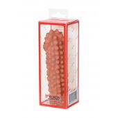 Телесная насадка на фаллос с бугорками KOKOS Extreme Sleeve 10 - 15,8 см. - KOKOS - в Калининграде купить с доставкой