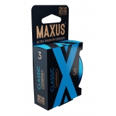 Классические презервативы в железном кейсе MAXUS Classic - 3 шт. - Maxus - купить с доставкой в Калининграде