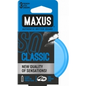 Классические презервативы в железном кейсе MAXUS Classic - 3 шт. - Maxus - купить с доставкой в Калининграде