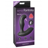 Черный массажер простаты Electro Stim Prostate Vibe с электростимуляцией - 13,3 см. - Pipedream - купить с доставкой в Калининграде