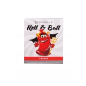 Стимулирующий презерватив-насадка Roll   Ball Cherry - Sitabella - купить с доставкой в Калининграде