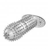 Закрытая прозрачная насадка Crystal sleeve - 12 см. - Erowoman-Eroman - в Калининграде купить с доставкой