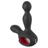 Черный вибромассажер простаты с нагревом и ротацией Prostate Plug - 14,5 см. - Orion - в Калининграде купить с доставкой