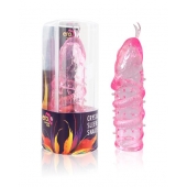 Закрытая рельефная насадка Crystal sleeve snakes в виде змеи с усиками - 14 см. - Erowoman-Eroman - в Калининграде купить с доставкой