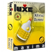 Презерватив LUXE Maxima  Желтый дьявол  - 1 шт. - Luxe - купить с доставкой в Калининграде