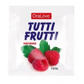 Пробник гель-смазки Tutti-frutti с малиновым вкусом - 4 гр. - Биоритм - купить с доставкой в Калининграде