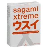 Ультратонкие презервативы Sagami Xtreme SUPERTHIN - 3 шт. - Sagami - купить с доставкой в Калининграде