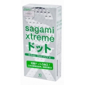 Презервативы Sagami Xtreme Type-E с точками - 10 шт. - Sagami - купить с доставкой в Калининграде
