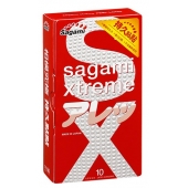 Утолщенные презервативы Sagami Xtreme Feel Long с точками - 10 шт. - Sagami - купить с доставкой в Калининграде