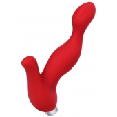 Красный силиконовый вибростимулятор простаты Proman - 12,5 см. - ToyFa - в Калининграде купить с доставкой