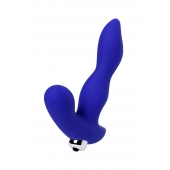 Синий силиконовый вибростимулятор простаты Stroman - 14,5 см. - ToyFa - в Калининграде купить с доставкой