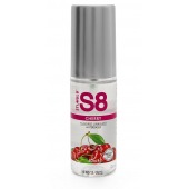Смазка на водной основе S8 Flavored Lube со вкусом вишни - 50 мл. - Stimul8 - купить с доставкой в Калининграде
