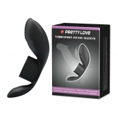 Черное кольцо на пенис с вибрацией Vibration Penis Sleeve - Baile - в Калининграде купить с доставкой