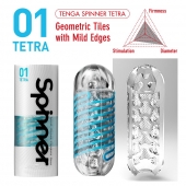 Мастурбатор SPINNER Tetra - Tenga - в Калининграде купить с доставкой