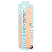 Телесная насадка-удлинитель Silicone Extension - 19 см. - Orion - в Калининграде купить с доставкой