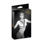 Черная упряжь на грудь Laura - Bijoux Pour Toi - купить с доставкой в Калининграде