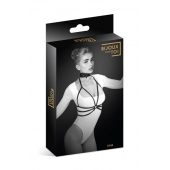 Черная упряжь на грудь Julia - Bijoux Pour Toi - купить с доставкой в Калининграде