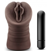 Коричневый мастурбатор-вагина Alexis - Blush Novelties - в Калининграде купить с доставкой