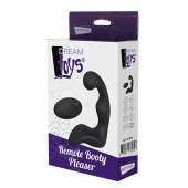 Черный вибромассажер простаты REMOTE BOOTY PLEASER - Dream Toys - в Калининграде купить с доставкой