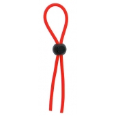 Красное эрекционное лассо с одной бусиной-утяжкой STRETCHY THIN LASSO - Dream Toys - в Калининграде купить с доставкой