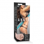 Телесный мастурбатор-ротик Angie - Blush Novelties - в Калининграде купить с доставкой