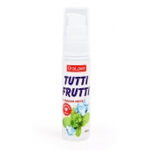Гель-смазка Tutti-frutti со вкусом сладкой мяты - 30 гр. - Биоритм - купить с доставкой в Калининграде