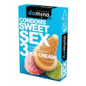 Презервативы для орального секса DOMINO Sweet Sex с ароматом мороженого - 3 шт. - Domino - купить с доставкой в Калининграде