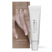 Гель для мастурбации с ароматом кокоса Slow Sex Finger Play Gel - 30 мл. - Bijoux Indiscrets - купить с доставкой в Калининграде