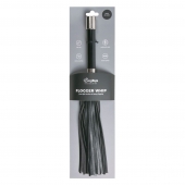 Черная плеть Easytoys Flogger With Metal Grip - 38 см. - Easy toys - купить с доставкой в Калининграде