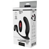 Черный массажер простаты REMOTE P-PLEASER - Dream Toys - в Калининграде купить с доставкой