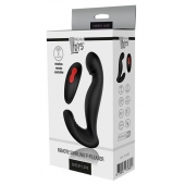 Черный вибромассажер простаты SWIRLING P-PLEASER - Dream Toys - в Калининграде купить с доставкой