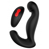 Черный вибромассажер простаты SWIRLING P-PLEASER - Dream Toys - в Калининграде купить с доставкой