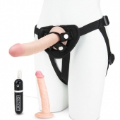 Регулируемые трусики с 2 насадками - 16 и 15 см. - Lux Fetish - купить с доставкой в Калининграде
