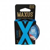 Классические презервативы в пластиковом кейсе MAXUS Classic - 3 шт. - Maxus - купить с доставкой в Калининграде
