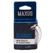 Классические презервативы в пластиковом кейсе MAXUS Classic - 3 шт. - Maxus - купить с доставкой в Калининграде