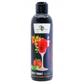 Интимный гель-смазка JUICY FRUIT с ароматом клубники - 200 мл. - БиоМед - купить с доставкой в Калининграде