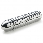 Рельефный фаллос для интенсивного электросекса Groovey George - 20 см. - MyStim - купить с доставкой в Калининграде