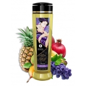 Массажное масло Libido Exotic Fruits с ароматом экзотических фруктов - 240 мл. - Shunga - купить с доставкой в Калининграде