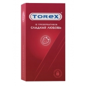 Презервативы Torex  Сладкая любовь  с ароматом клубники - 12 шт. - Torex - купить с доставкой в Калининграде