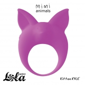 Фиолетовое эрекционное кольцо Kitten Kyle - Lola Games - в Калининграде купить с доставкой