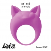 Фиолетовое эрекционное кольцо Lemur Remi - Lola Games - в Калининграде купить с доставкой