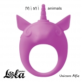 Фиолетовое эрекционное кольцо Unicorn Alfie - Lola Games - в Калининграде купить с доставкой