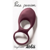 Бордовое эрекционное виброкольцо Daydream - Lola Games - в Калининграде купить с доставкой